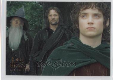 2004 Topps Chrome The Lord of the Rings Trilogy - Promos #P1 - Frodo, Aragorn, Gandalf