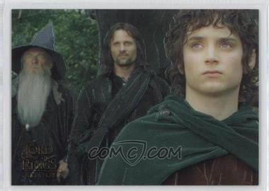 2004 Topps Chrome The Lord of the Rings Trilogy - Promos #P1 - Frodo, Aragorn, Gandalf [EX to NM]
