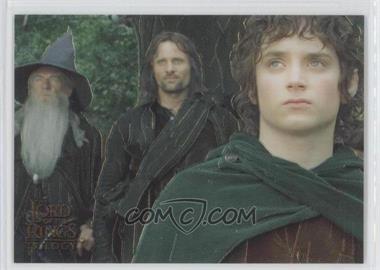 2004 Topps Chrome The Lord of the Rings Trilogy - Promos #P1 - Frodo, Aragorn, Gandalf