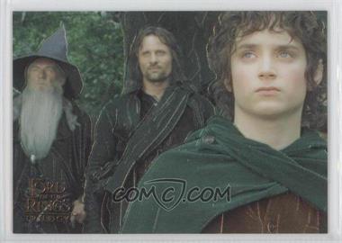 2004 Topps Chrome The Lord of the Rings Trilogy - Promos #P1 - Frodo, Aragorn, Gandalf