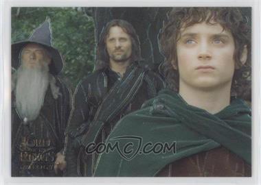 2004 Topps Chrome The Lord of the Rings Trilogy - Promos #P1 - Frodo, Aragorn, Gandalf