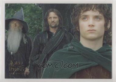 2004 Topps Chrome The Lord of the Rings Trilogy - Promos #P1 - Frodo, Aragorn, Gandalf