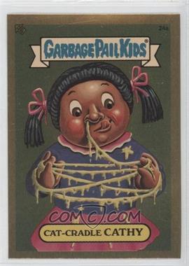 2004 Topps Garbage Pail Kids All-New Series 3 - [Base] - Foil #24a - Cat-cradle Cathy