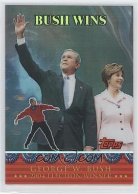 2004 eTopps Election 2004 - [Base] #BUWI - Bush Wins