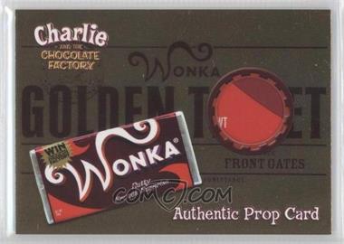 2005 Artbox Charlie and the Chocolate Factory - Golden Ticket Prop Relics #N/A - Nutty Chrunch Surprise /2330