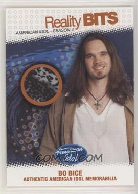 2005 Fleer American Idol: Season 4 - Reality Bits #RB-BB - Bo Bice