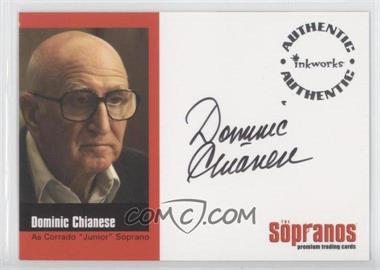 2005 Inkworks The Sopranos - Authentic Autographs #A-DC - Dominic Chianese as Corrado "Junior" Soprano