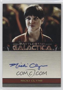 2005 Rittenhouse Battlestar Galactica Premiere Edition - Autographs #_NICL - Nicki Clyne as Crewman Specialist Cally