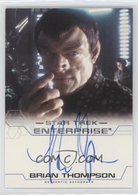 2005 Rittenhouse Star Trek: Enterprise Season 4 - Autographs #_BRTH - Brian Thompson as Admiral Valdore