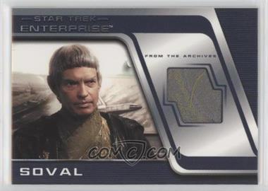 2005 Rittenhouse Star Trek: Enterprise Season 4 - From the Archives Costume Relics #C16 - Soval