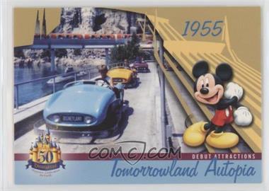2005 Upper Deck Disneyland 50th Anniversary - [Base] #DL-06 - Debut Attractions - Tomorrowland Autopia