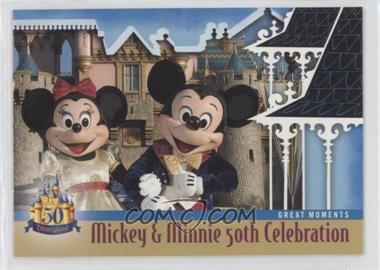 2005 Upper Deck Disneyland 50th Anniversary - [Base] #DL-106 - Great Moments - Mickey & Minnie 50th Celebration