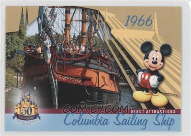 2005 Upper Deck Disneyland 50th Anniversary - [Base] #DL-32 - Debut Attractions - Columbia Sailing Ship
