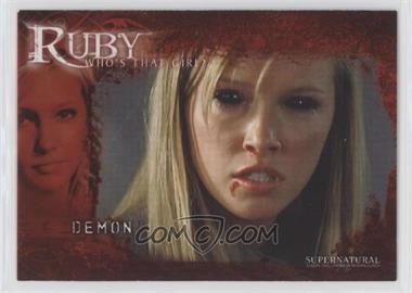 2006 Inkworks Supernatural Season 1 - [Base] #53 - Ruby - Demon
