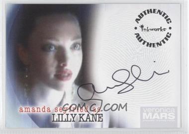 2006 Inkworks Veronica Mars Season 1 - Autographs #A-6 - Amanda Seyfried as Lilly Kane