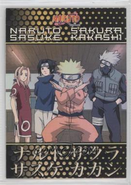 2006 Panini Naruto: Ninja Ranks - [Base] #4 - Naruto Uzumaki, Sakura, Sasuke Uchiha, Kakashi Hatake
