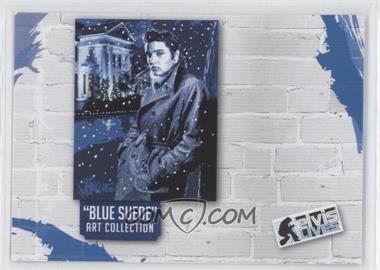 2006 Press Pass Elvis Lives - [Base] #86 - "Blue Suede" Art Collection - "Home For Christmas"