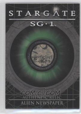 2006 Rittenhouse Stargate SG-1 Season 8 - Relics #R12 - Alien Newspaper /407