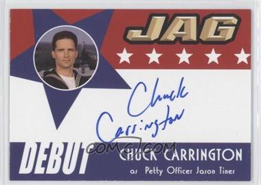 2006 TK Legacy JAG Premiere Edition - Debut Autographs #D7 - Chuck Carrington as Petty Officer Jason Tiner