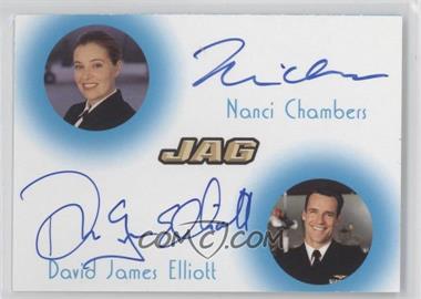 2006 TK Legacy JAG Premiere Edition - Ensemble Autographs #JC1 - Nanci Chambers and David James Elliott /100