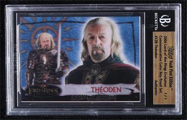 2006 Topps Lord of the Rings Evolution - Evolution B - Topps Vault Color Key Proof #12B - Theoden [Uncirculated]
