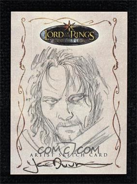 2006 Topps Lord of the Rings Evolution - Sketch Cards #_JADU - Jan Duursema /1