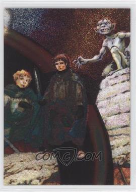 2006 Topps Lord of the Rings Masterpieces - Etched-Foil #1 - Frodo, Golem (Rafael Kayanan)