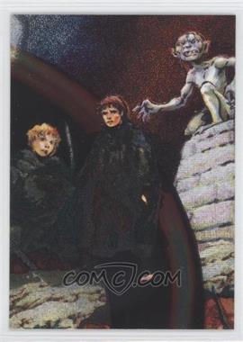 2006 Topps Lord of the Rings Masterpieces - Etched-Foil #1 - Frodo, Golem (Rafael Kayanan)