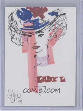 2007-08 Breygent Classic Vintage Movie Posters - Sketch Cards #_LMLA - Leah Mangue (Lady L) /1