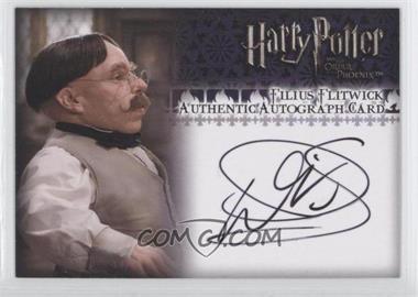 2007 Artbox Harry Potter and the Order of the Phoenix - Autographs #_WADA - Warwick Davis as Filius Flitwick
