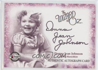 2007 Breygent The Wizard of Oz Series 2 - Autographs #_DOJJ - Donna Jean Johnson as Child Munchkin
