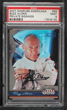 2007 Donruss Americana - [Base] - Private Signings Platinum #59 - Buzz Aldrin /50 [PSA 9 MINT]