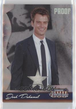 2007 Donruss Americana - [Base] - Silver Proof Stars Materials #39 - Josh Duhamel /50