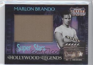2007 Donruss Americana - Hollywood Legends - Super Stars Materials #HL-28 - Marlon Brando /25