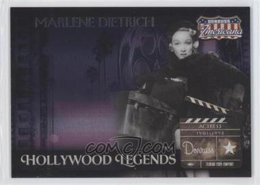 2007 Donruss Americana - Hollywood Legends #HL-36 - Marlene Dietrich /500