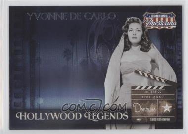 2007 Donruss Americana - Hollywood Legends #HL-38 - Yvonne De Carlo /500