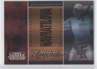 2007 Donruss Americana - Sports Legends #SL-7 - Martina Navratilova /500