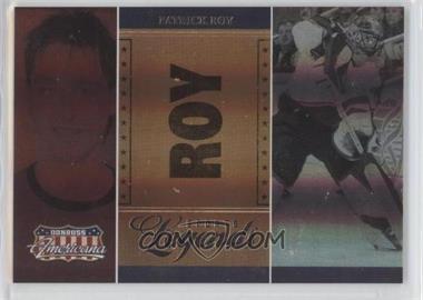 2007 Donruss Americana - Sports Legends #SL-9 - Patrick Roy /500