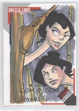 2007 Inkworks Hellboy Animated Sword of Storms - Sketch Cards #SK.10 - Cynthia Cummens /241