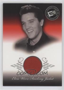 2007 Press Pass Elvis Is - Elvis-Worn Memorabilia #EW-SJ - Elvis Presley (Smoking Jacket)
