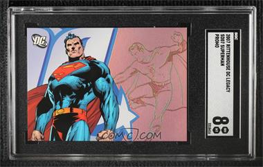 2007 Rittenhouse DC Legacy - Promos #SD07 - Superman [SGC 8 NM/Mt]