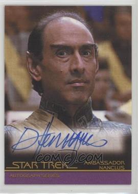 2007 Rittenhouse Star Trek: The Complete Movies - Autographs #A22 - Star Trek VI The Undiscovered Country - Darryl Henriques as Ambassador Nanclus