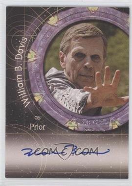 2007 Rittenhouse Stargate SG-1 Season 9 - Autographs #A74 - William B. Davis as Prior