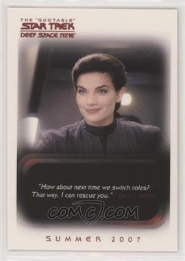 2007 Rittenhouse The "Quotable" Star Trek: Deep Space Nine - Promos #P2 - Lt. Commander Jadzea Dax