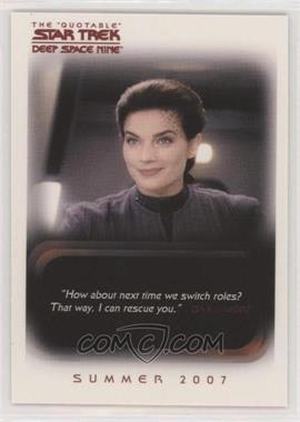2007 Rittenhouse The "Quotable" Star Trek: Deep Space Nine - Promos #P2 - Lt. Commander Jadzea Dax