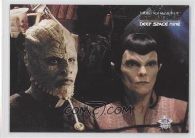2007 Rittenhouse The "Quotable" Star Trek: Deep Space Nine - Space: The Final Frontier #DSN7 - Jem’Hadar, Admiral Ross, Benjamin Sisko, Jake Sisko