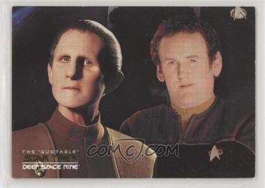 2007 Rittenhouse The "Quotable" Star Trek: Deep Space Nine - Space: The Final Frontier #DSN9 - Odo, Miles O'Brien