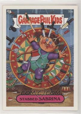 2007 Topps Garbage Pail Kids All-New Series 6 - [Base] #33a - Stabbed Sabrina