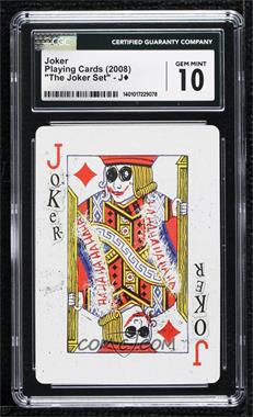 2008 DC Direct Dark Knight "The Joker Set" Poker Cards - [Base] #_JOKE.1 - Joker [CGC 10 Gem Mint]