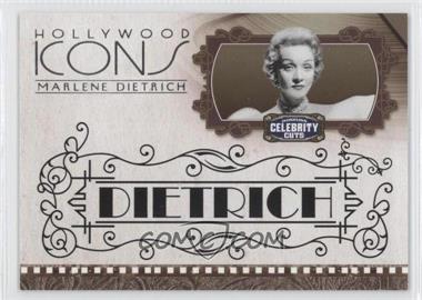 2008 Donruss Americana Celebrity Cuts - Hollywood Icons - Black #HI-MD - Marlene Dietrich /10